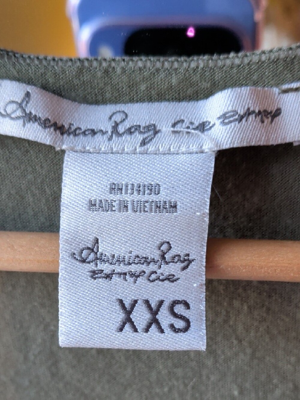 Splendid Olive Green Racerback Tank Top - Picture 2 of 2